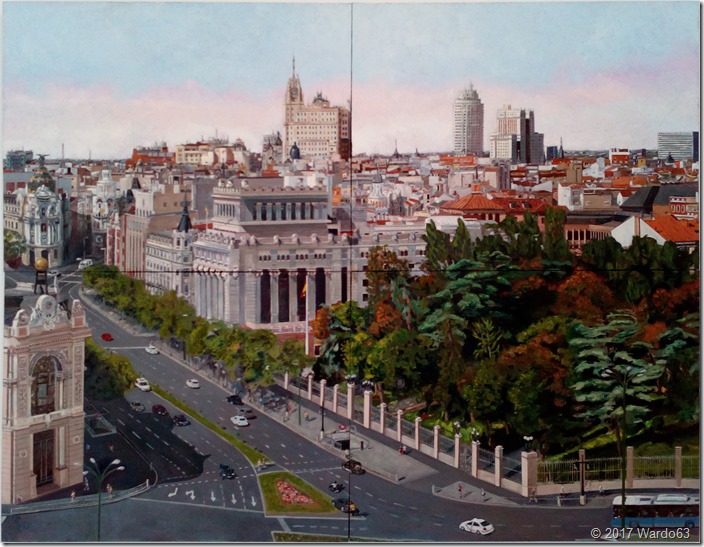 Antonio Téllez de Peralta "Madrid desde Cibeles"