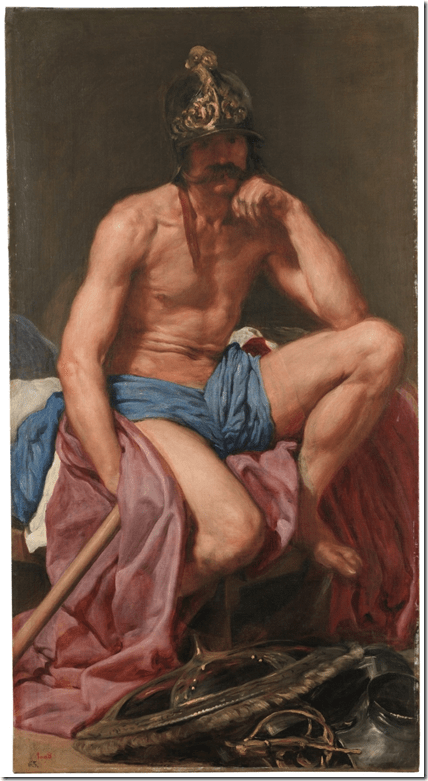 VELÁZQUEZ. MARTE. MUSEO DEL PRADO