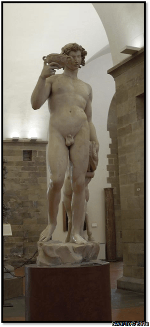 Miguel Angel. Baco. (1496-1497). Museo del Bargello, Florencia