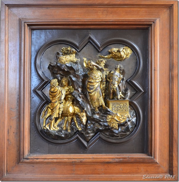 El sacrificio de Isaac. Ghiberti