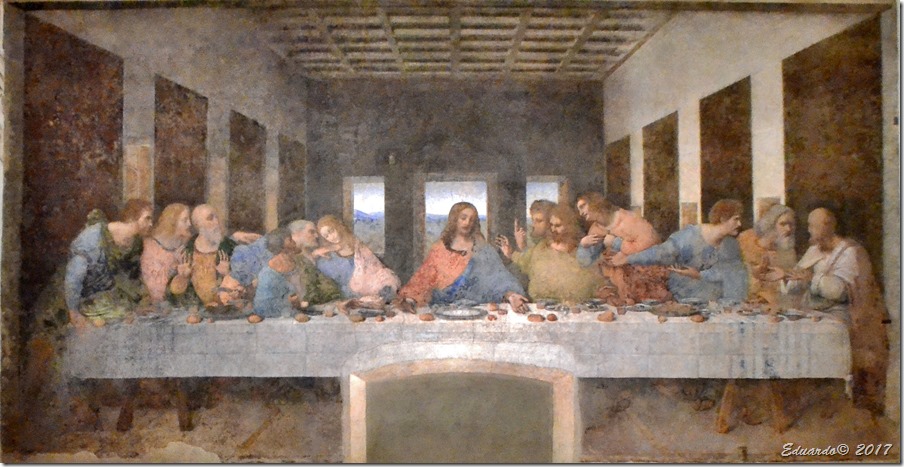 Milan 2017 - Cena de Leonardo - Santa Maria delle Grazie - Leonardo da Vinci - 1494-98