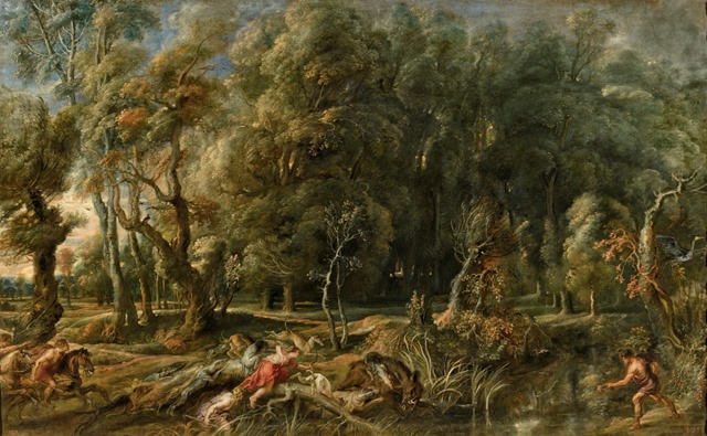 03-RUBENS. ATALANTA Y MELEAGRO CAZANDO EL JABALÍ DE CALIDÓN. 