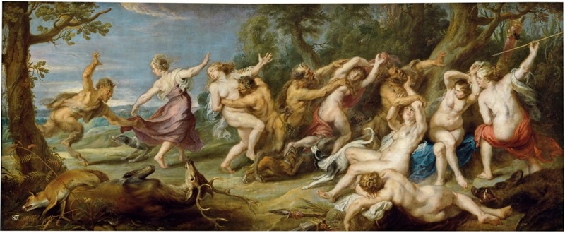 07-RUBENS. DIANA Y SUS NINFAS SORPRENDIDAS POR SÁTIROS.