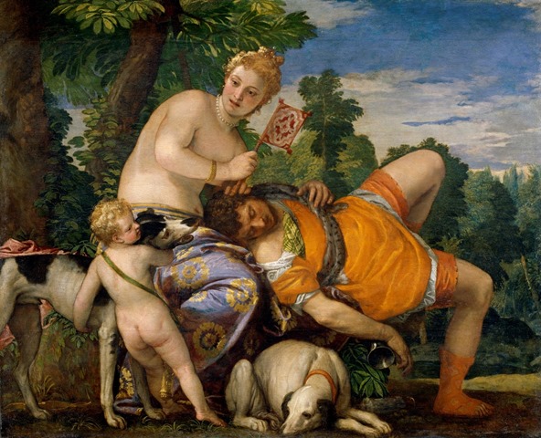 VERONÉS. VENUS Y ADONIS. MUSEO DEL PRADO