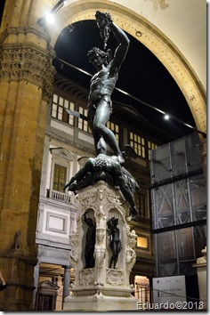 Florencia 2018 - Perseo de Cellini - Loggia della Signoria