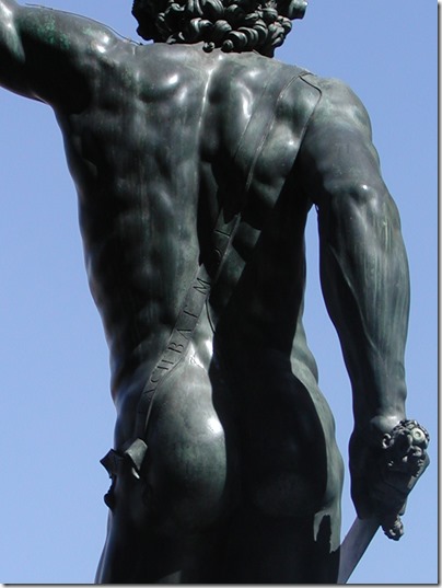 Perseo B. Cellini. Detalle