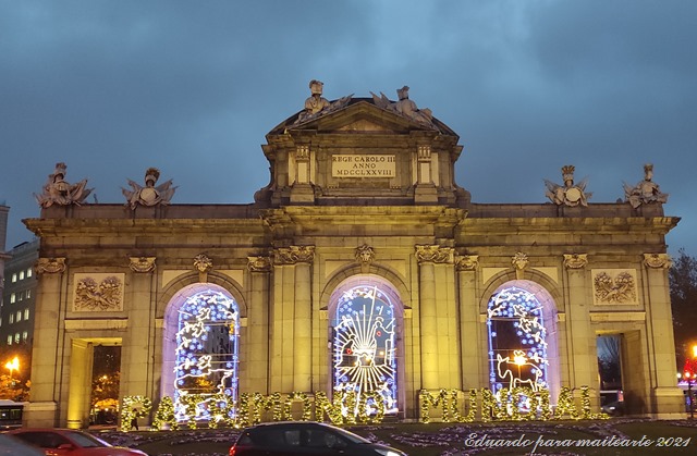 Alumbrado Navidad - Puerta de Alcalá