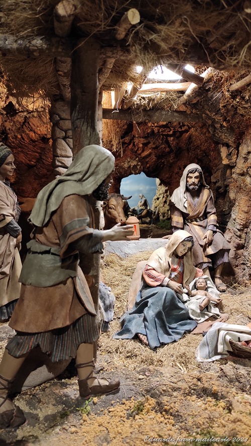 Navidad 2021 - Visita con Luisi - primer plano Nacimiento