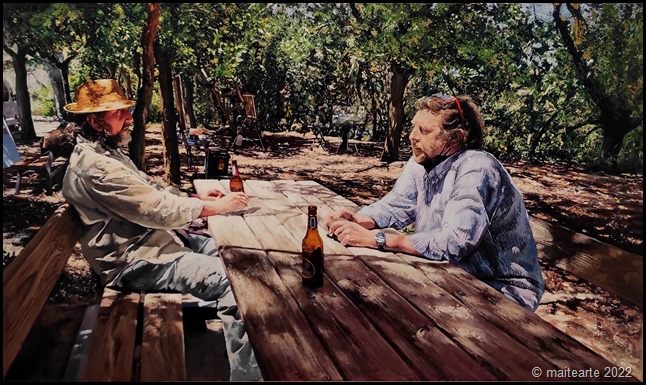 89 Exposicion AEPE. Madrid - Raul Gil Rodriguez - Dia de pintura al aire libre - oleo / tabla - 80 x 136