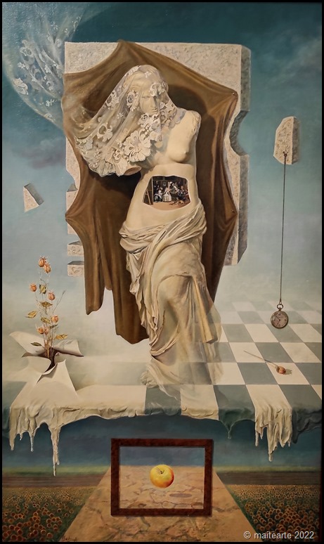 89 Exposicion AEPE. Madrid - Alberto Duvall - composicion onirica - oleo / lienzo - 146 x 89