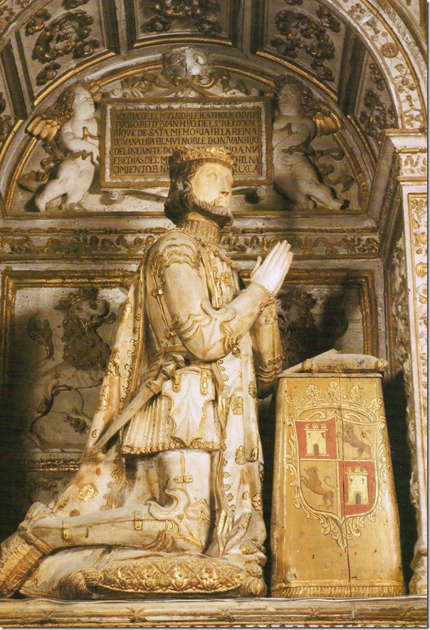 Sepulcro de Juan I, rey de Castilla y León.Capilla de los Reyes Nuevos de la Catedral de Toledo