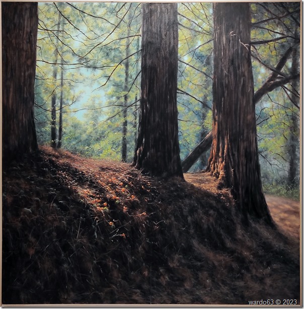 David Pasamontes Díaz en busca de la luz óleo / lienzo 195 x 195 58 Premio Reina Sofía de Pintura y Escultura 2023