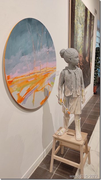 Rodrigo Romero Pérez así eran los bosques resina acrílica, pintura y madera 180 x 100 x 90 58 Premio Reina Sofía de Pintura y Escultura 2023