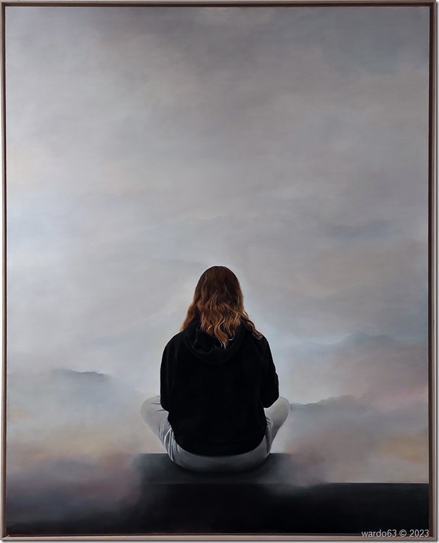 Catalina Orart Etéreo acrílico y óleo / lienzo 190 x 150 58 Premio Reina Sofía de Pintura y Escultura 2023