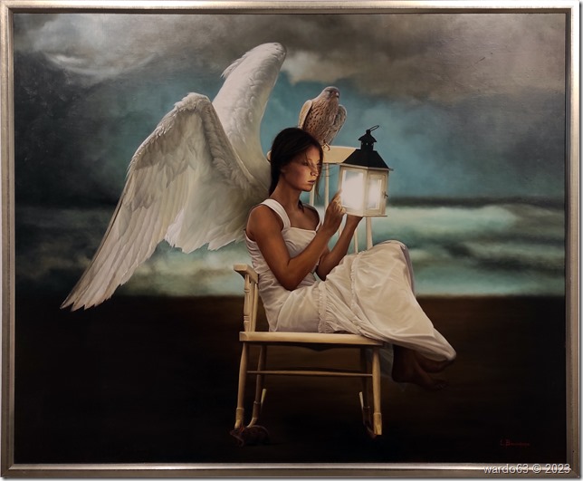 Luis Bascuñana - la luz que me guía - óleo / tabla - 81 x 100 - 58 Premio Reina Sofía de Pintura y Escultura 2023