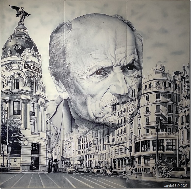 Pepe Lozano amando a Madrid bolígrafo / cartulina 200 x 200 58 Premio Reina Sofía de Pintura y Escultura 2023